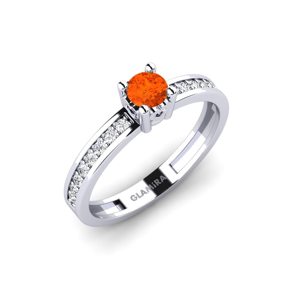 Fire Opal Engagement Ring Turrillas