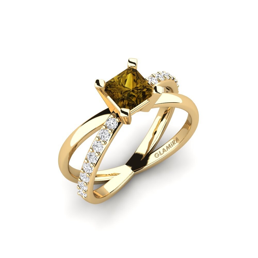 Brown Zircon Ring Voiron