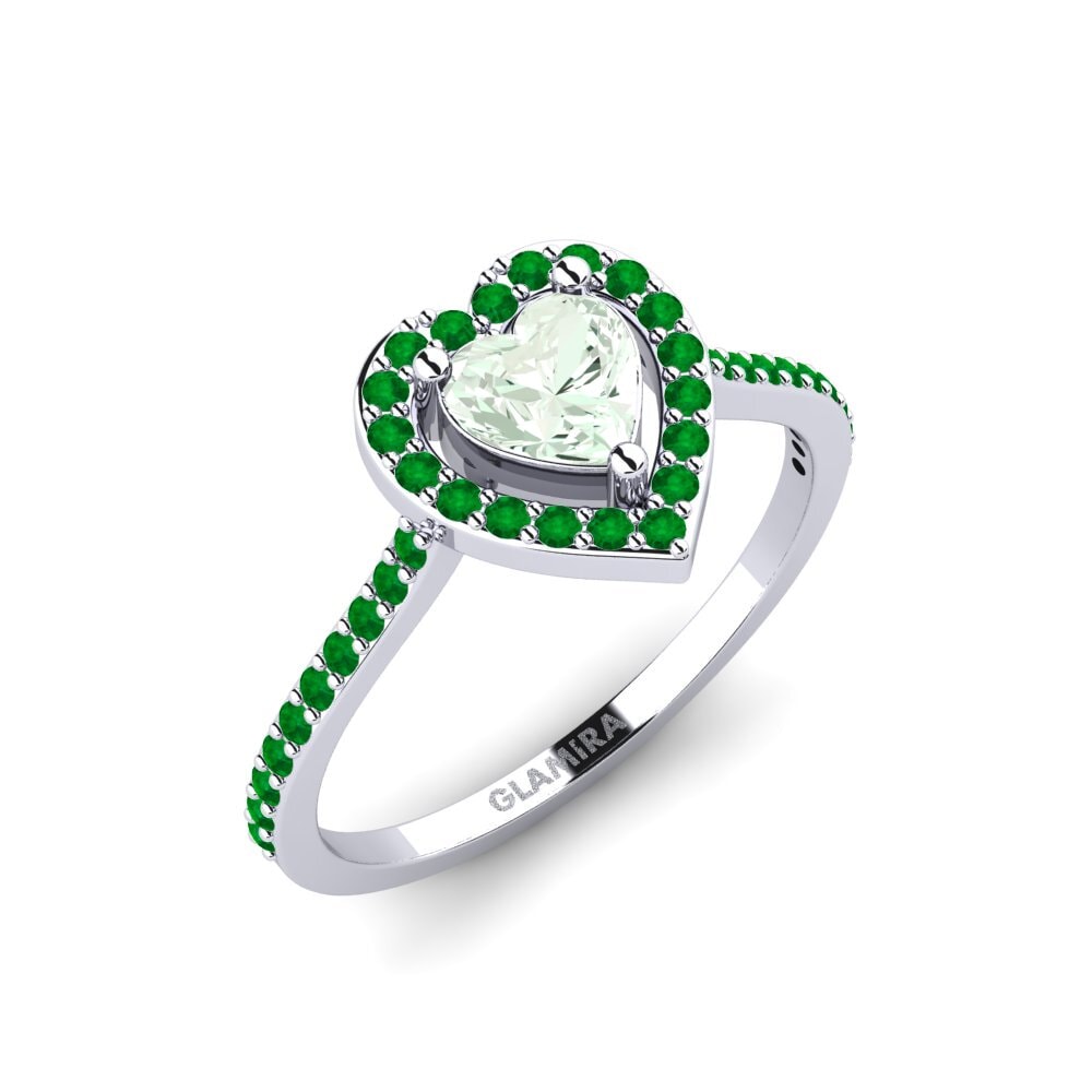 Green Amethyst Ring Zurgena
