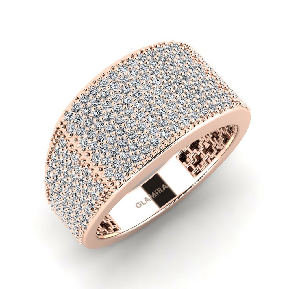 18k Rose Gold Men's Ring Attaf