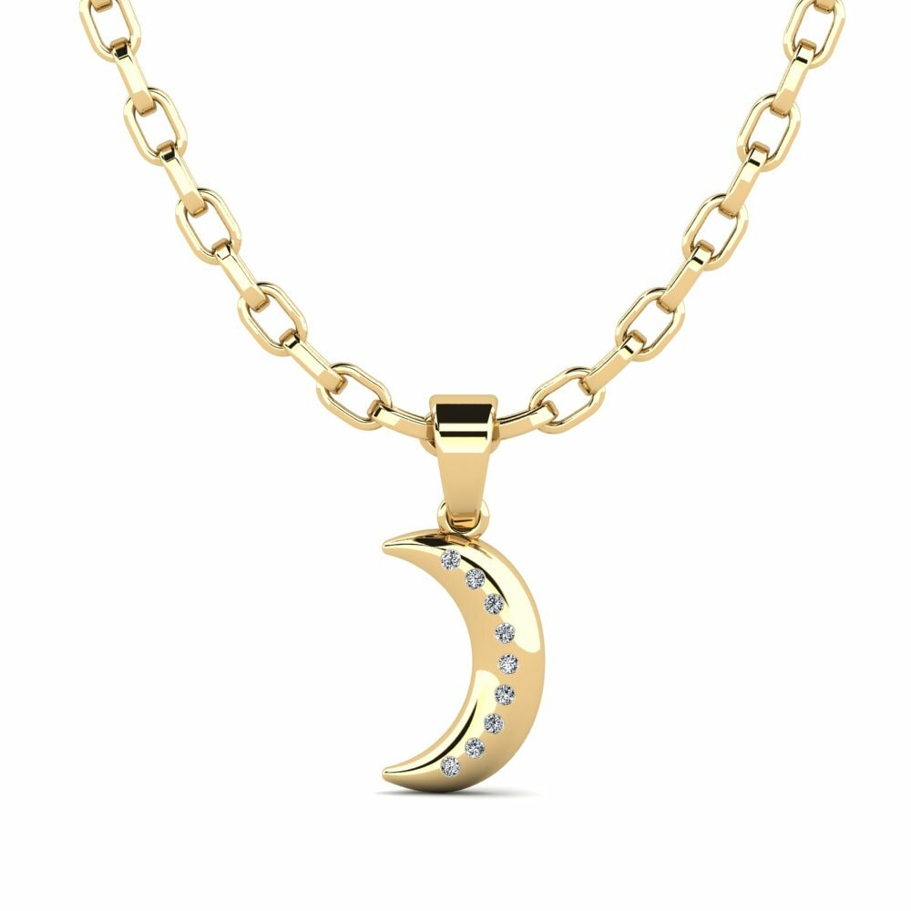 Or Jaune 9k Pendentif pour homme Bananaco