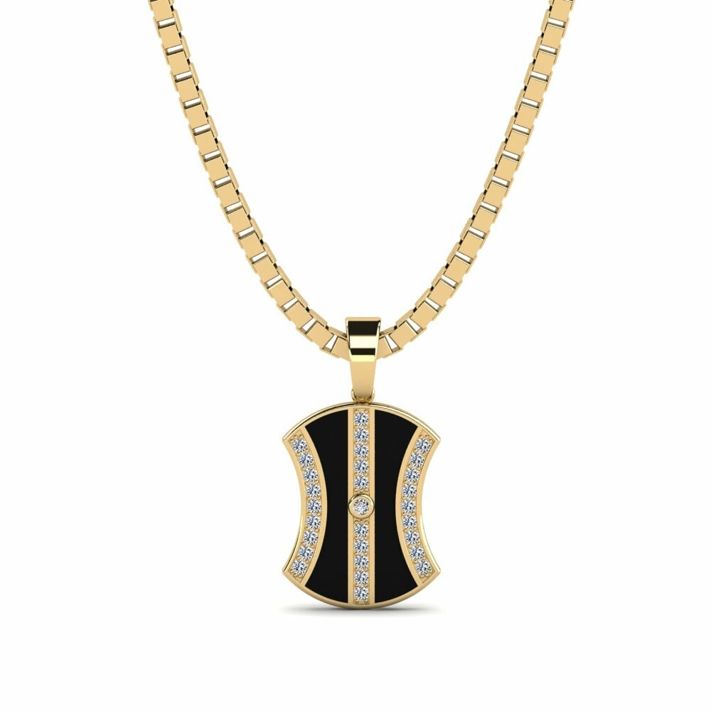 Or Jaune 9k Pendentif pour homme Benob