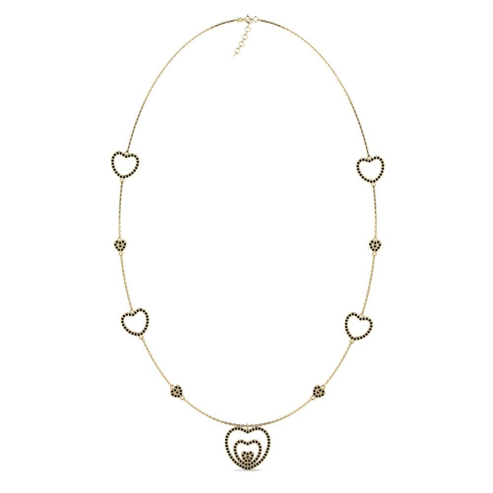 Black Diamond Women's Necklace Dilania