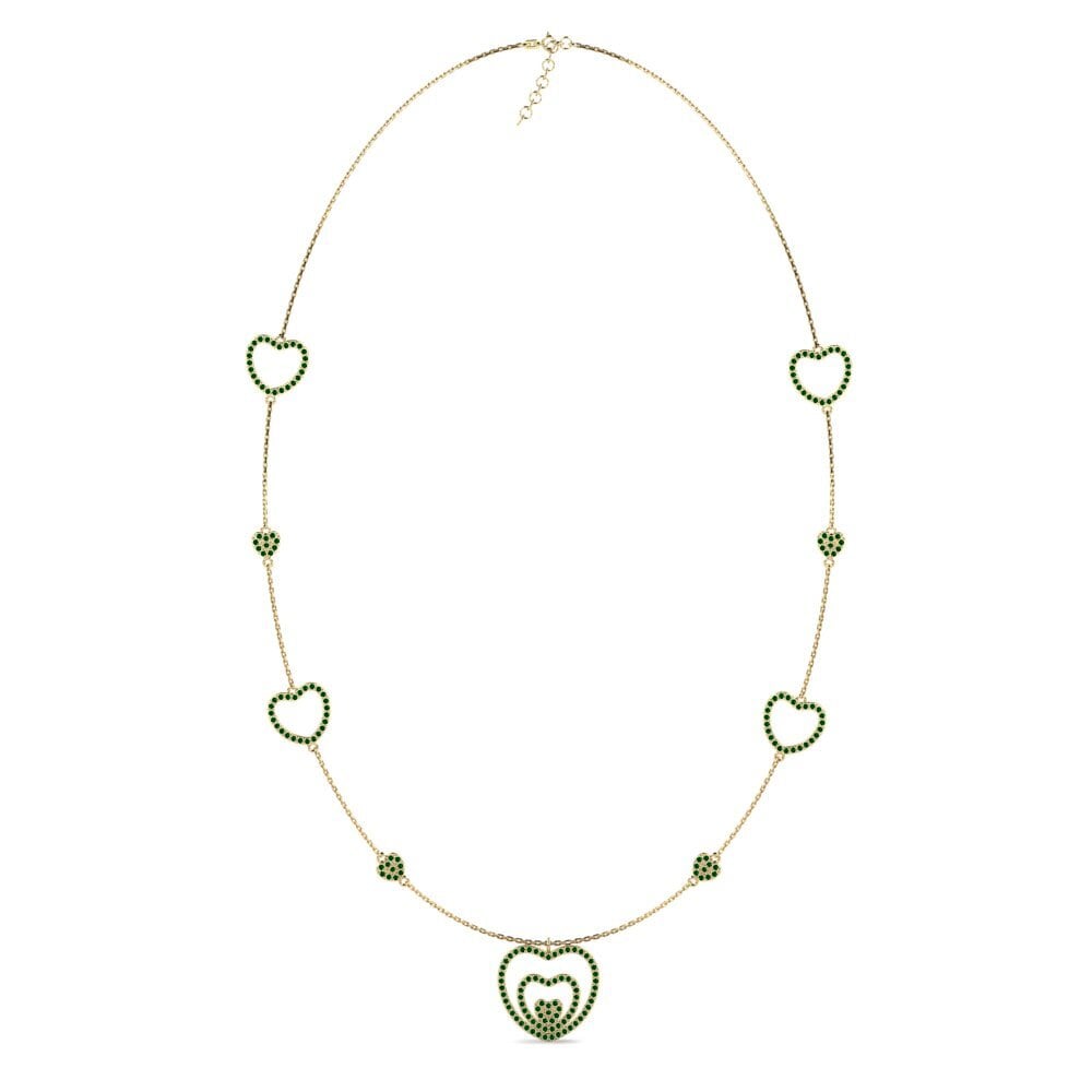 Green Zirconia Women's Necklace Dilania