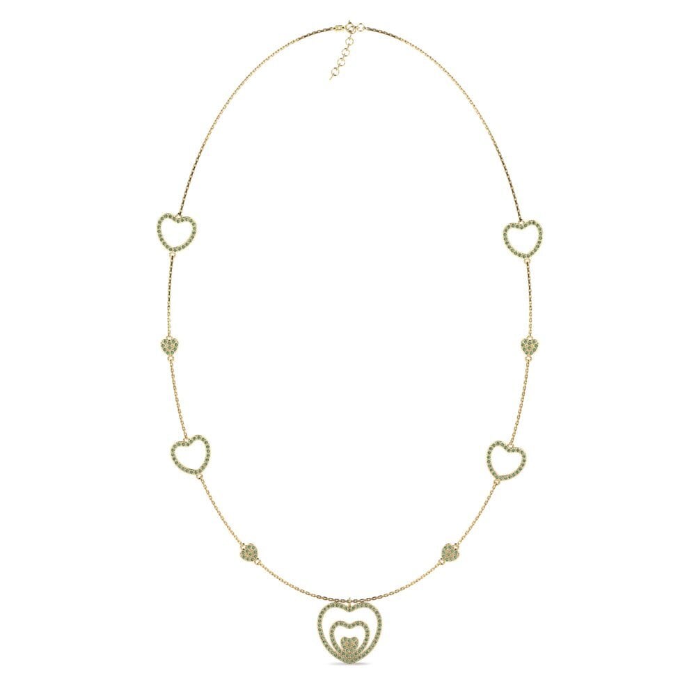 Green Diamond Women's Necklace Dilania