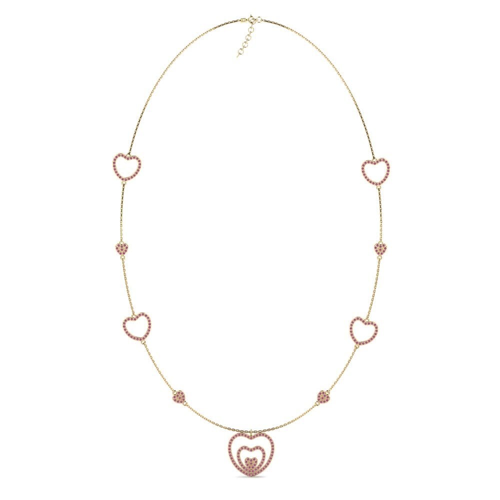 Rhodolite Garnet Women's Necklace Dilania
