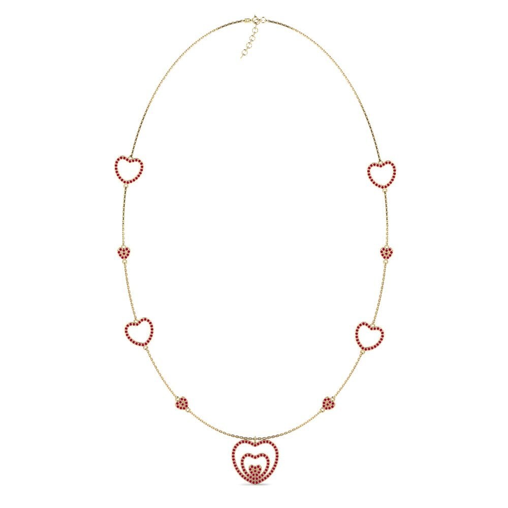 Ruby Women's Necklace Dilania