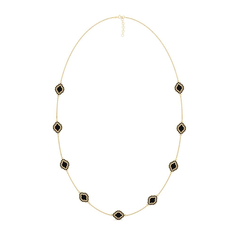 Black Sapphire Women's Necklace Hidd