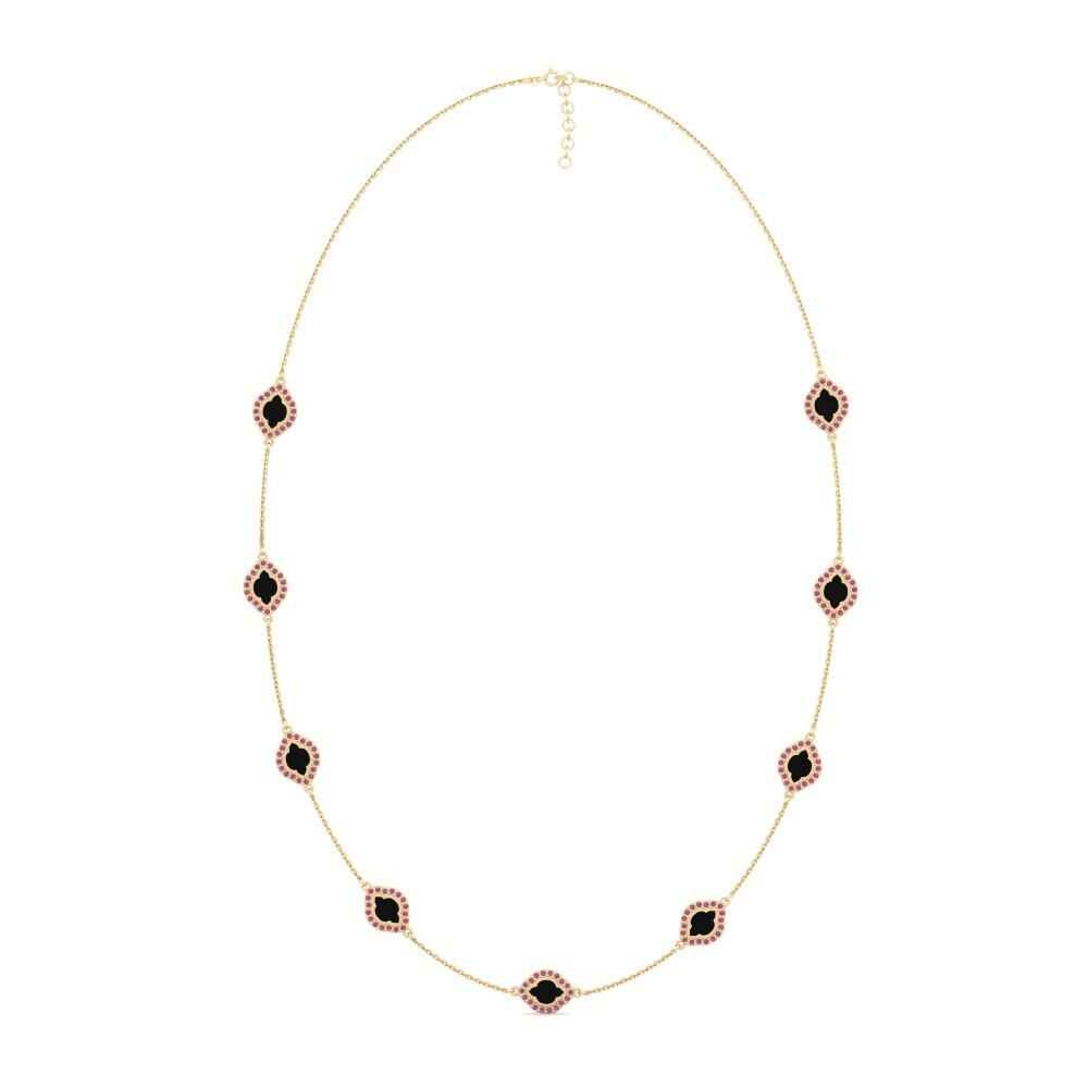 Rhodolite Garnet Women's Necklace Hidd