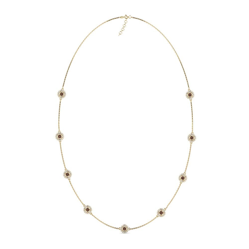 Smoky Quartz Women's Necklace Hste