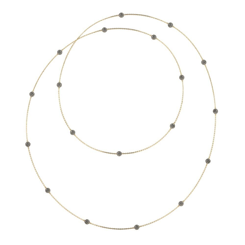 Black Sapphire Women's Necklace Rostr