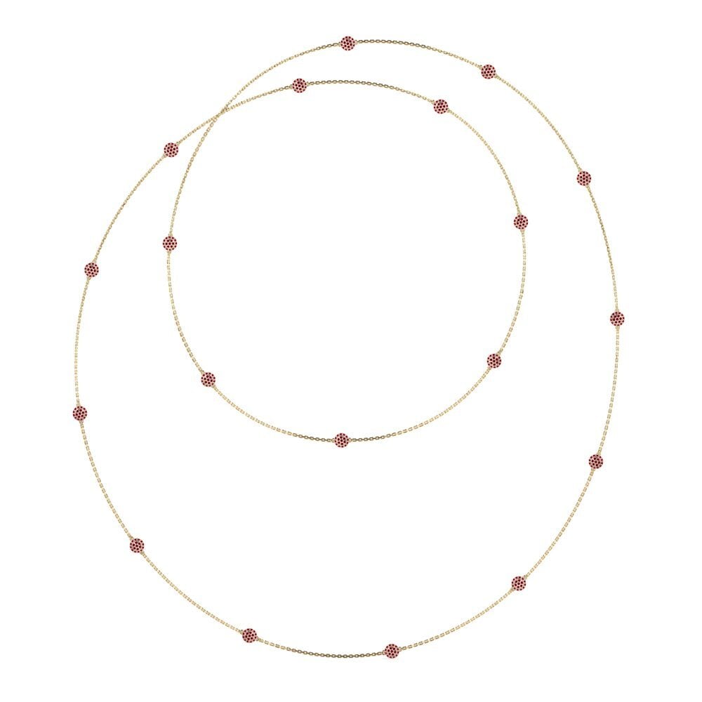 Red Zirconia Women's Necklace Rostr