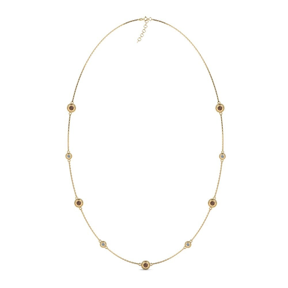 Smoky Quartz Women's Necklace Singo