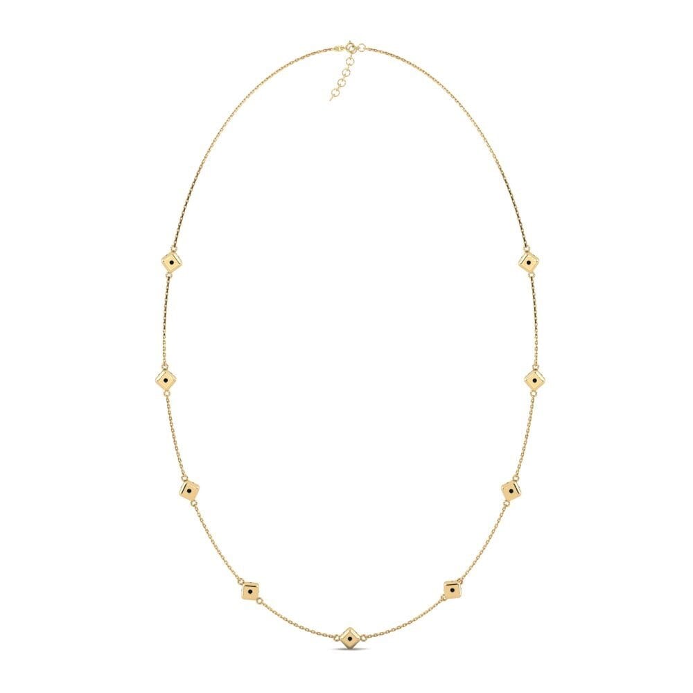 Black Sapphire Women's Necklace Syfiges