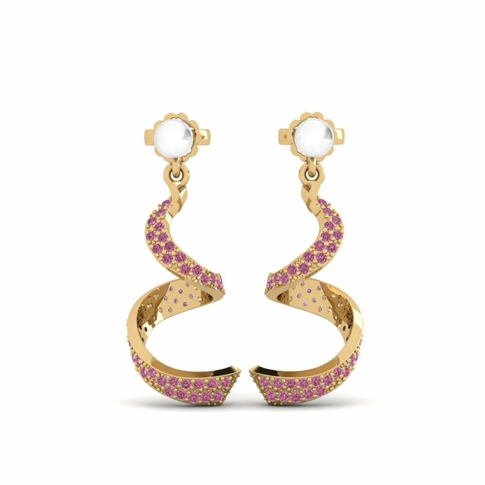 Rhodolite Garnet Women's Earring Brys