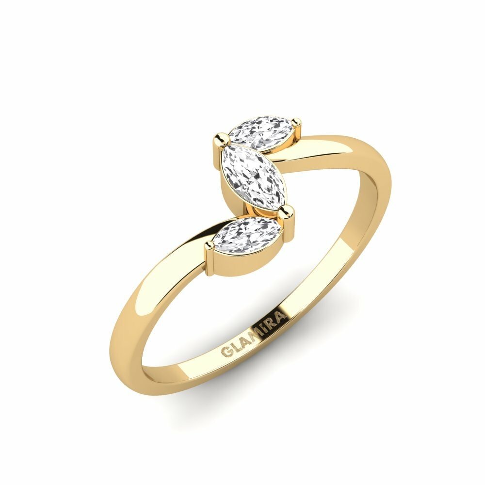 Oro Giallo 375 Anello di fidanzamento Grym