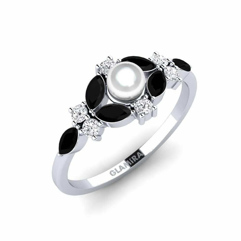 Zwarte Saffier Ringen Hyeres
