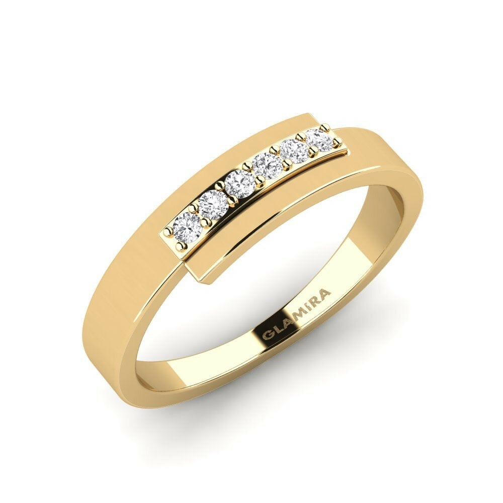 Oro Giallo 375 Anello Indistinct