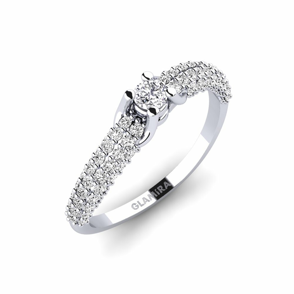 Moissanite Verlovingsring Institutionally