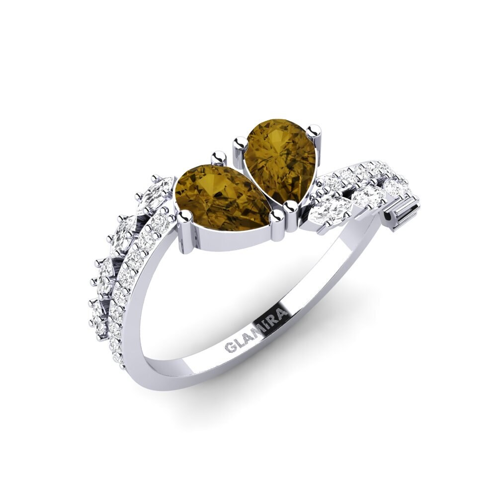 Brown Zircon Ring Kalogiros