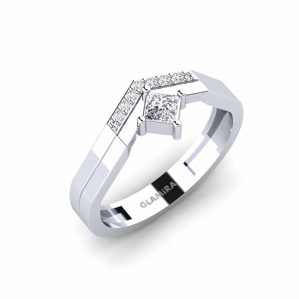 Moissanite Verlovingsring Kalovolos