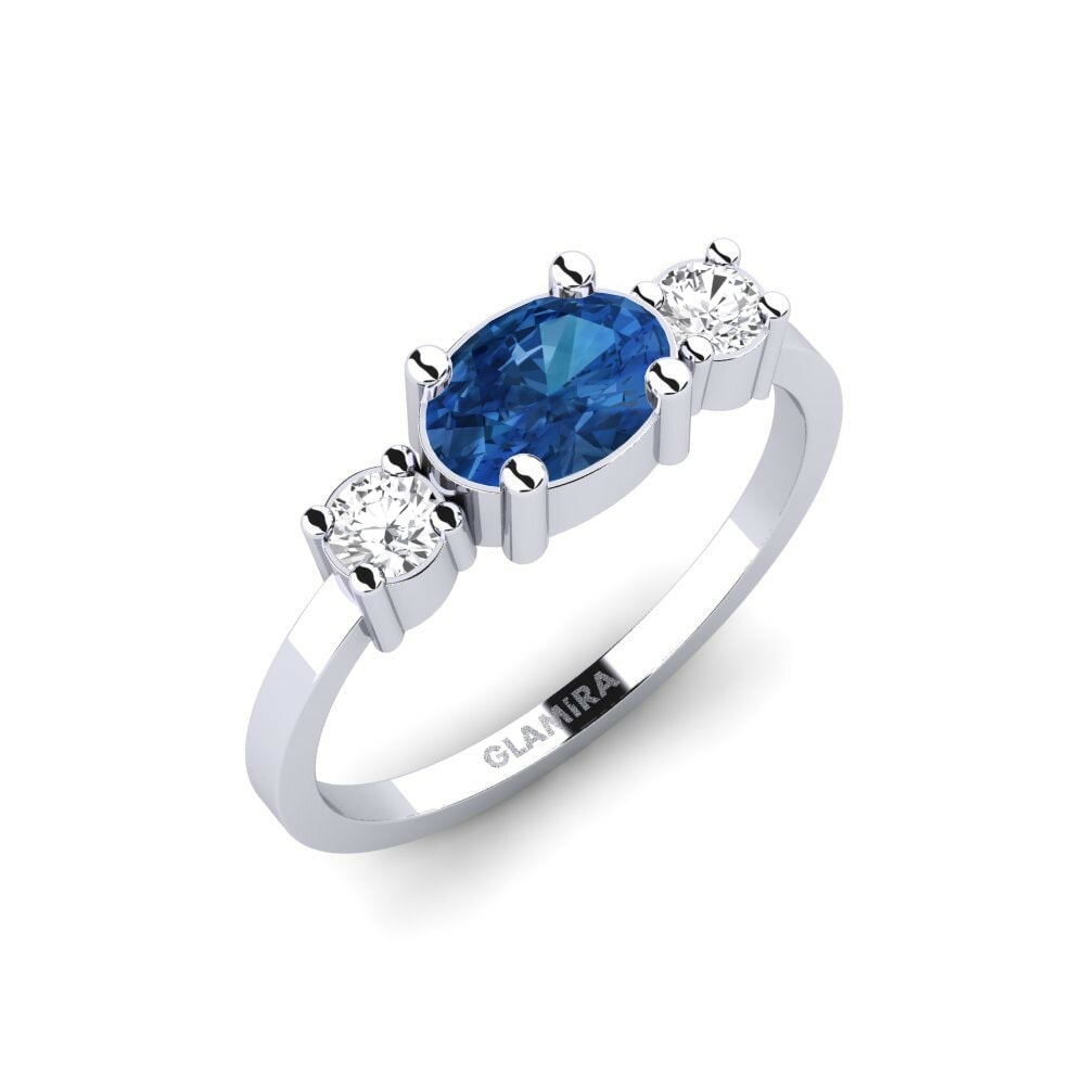 sapphire-zirconia แหวน Kimolos