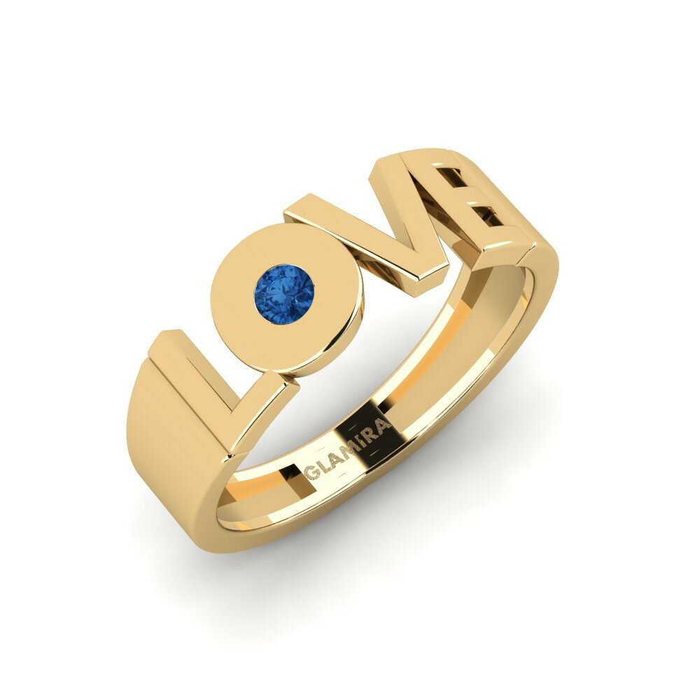 sapphire-zirconia แหวน Lamour