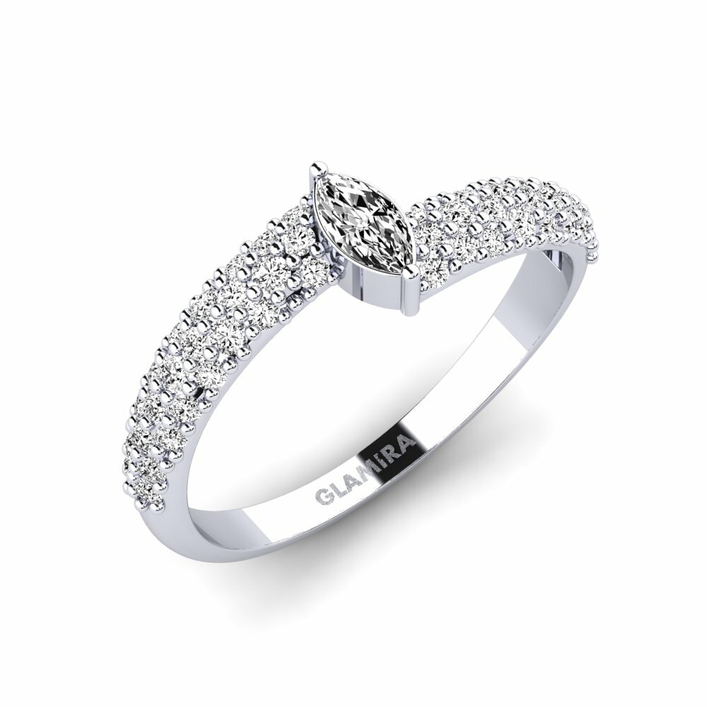 Moissanite Verlovingsring Nas