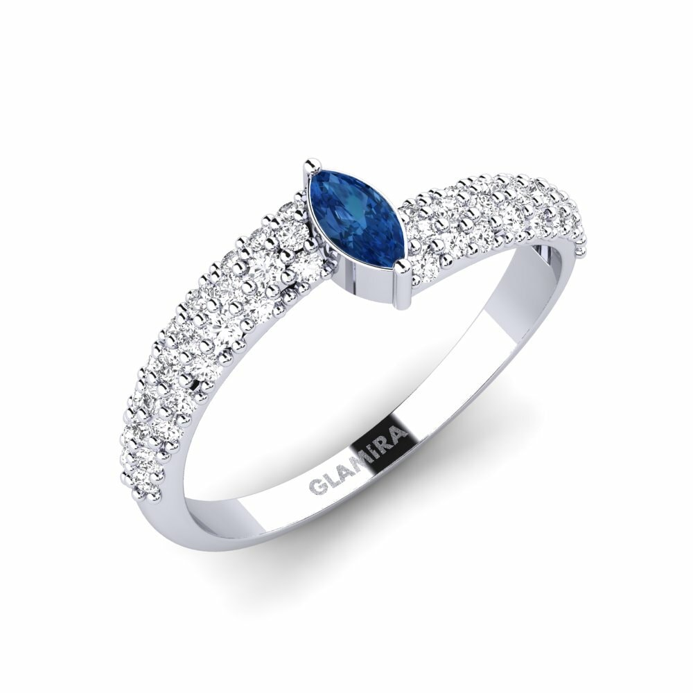 sapphire-zirconia แหวน Nas