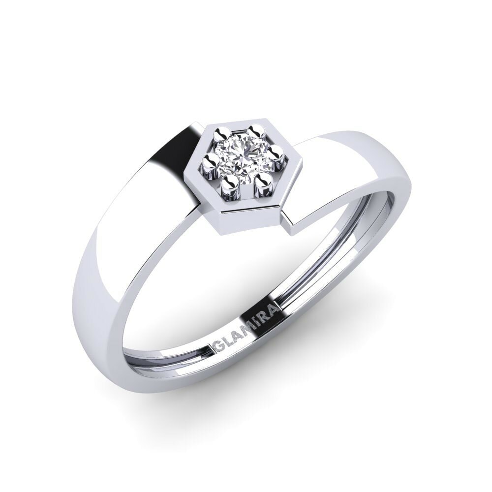 Moissanite Verlovingsring Nazawsze