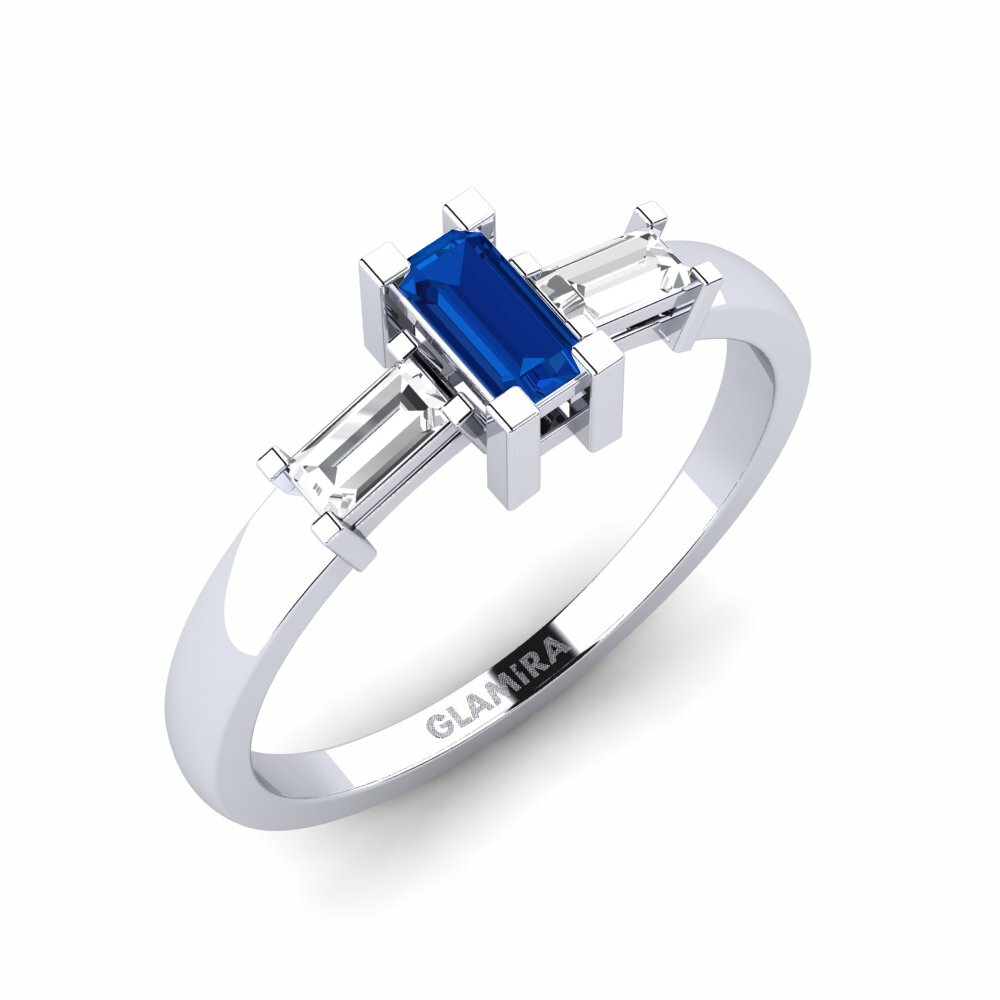 sapphire-zirconia แหวน Olotentica