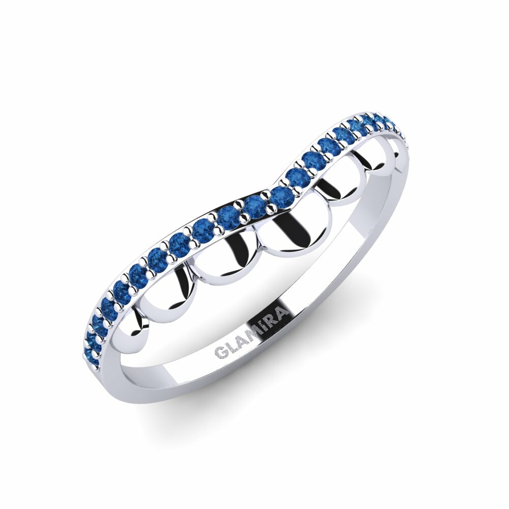 sapphire-zirconia แหวน Pakkumine