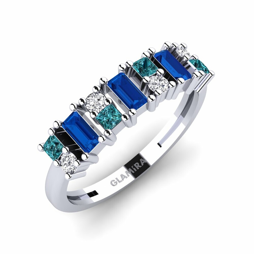 sapphire-zirconia แหวน Presume