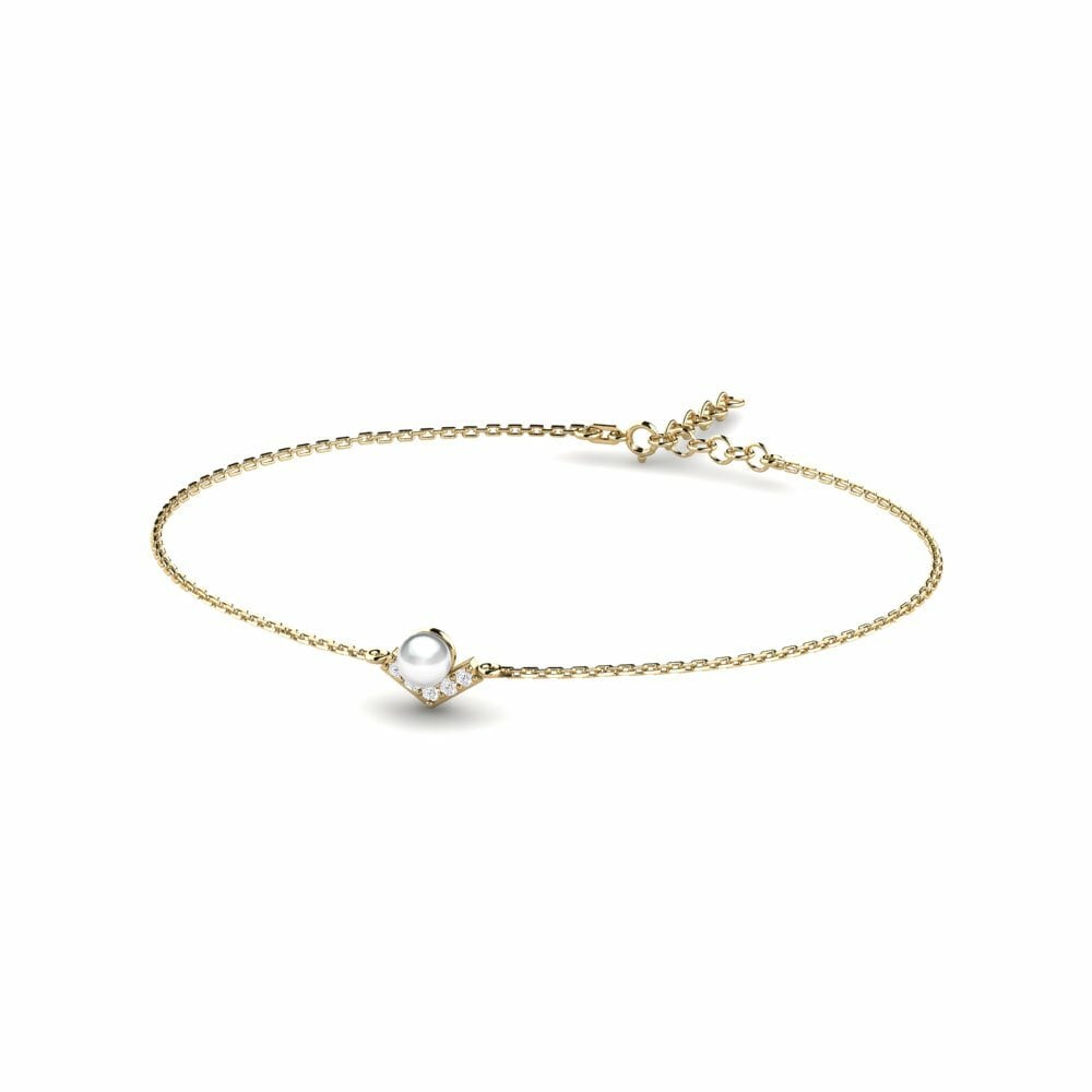 Oro Giallo 585 Bracciale da donna Saucejo