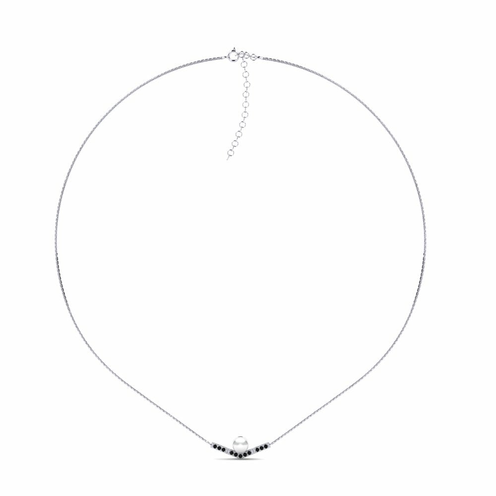 Zwarte Saffier Ketting Saucejo