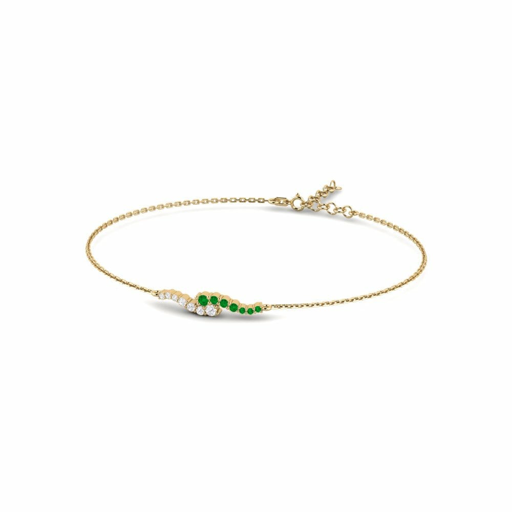 Oro Giallo 750 Bracciale da donna Positively