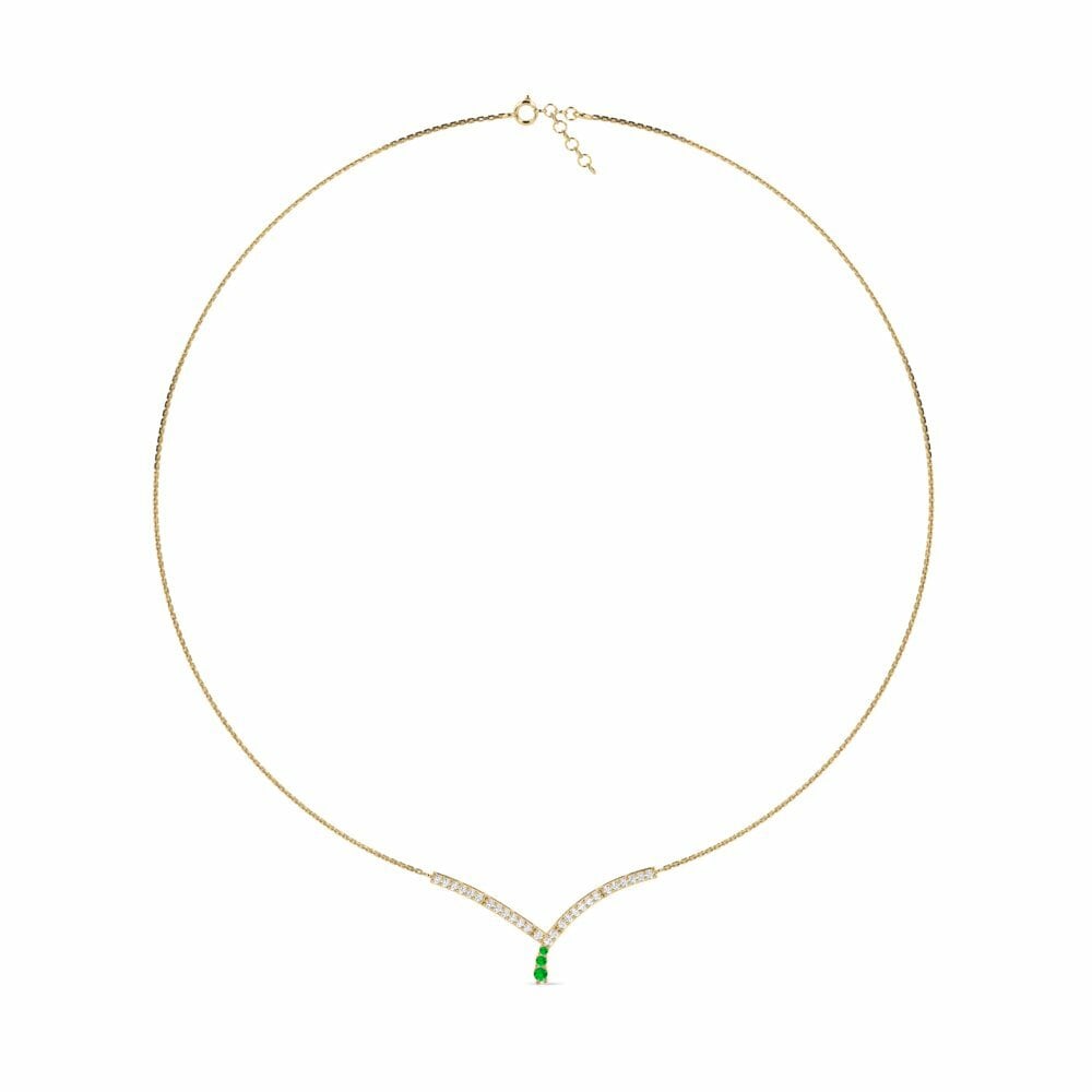 Oro Giallo 750 Collana da donna Positively