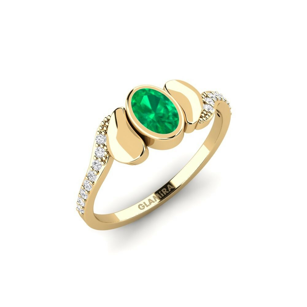 Oro Giallo 750 Anello di fidanzamento Ralsty