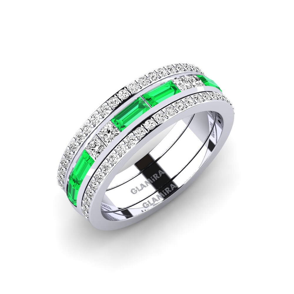 Tsavorite Ringen Primarily - SET