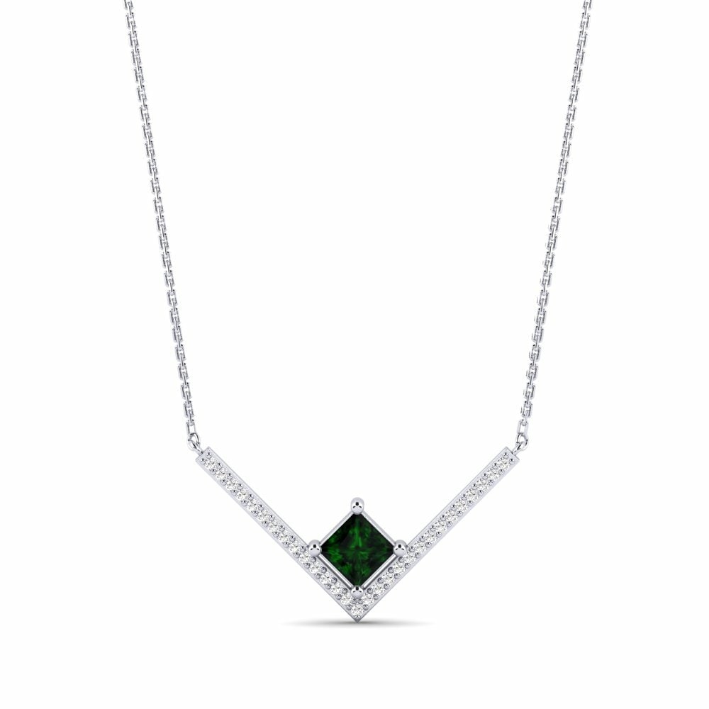 Green Tourmaline Women's Necklace Purchaser