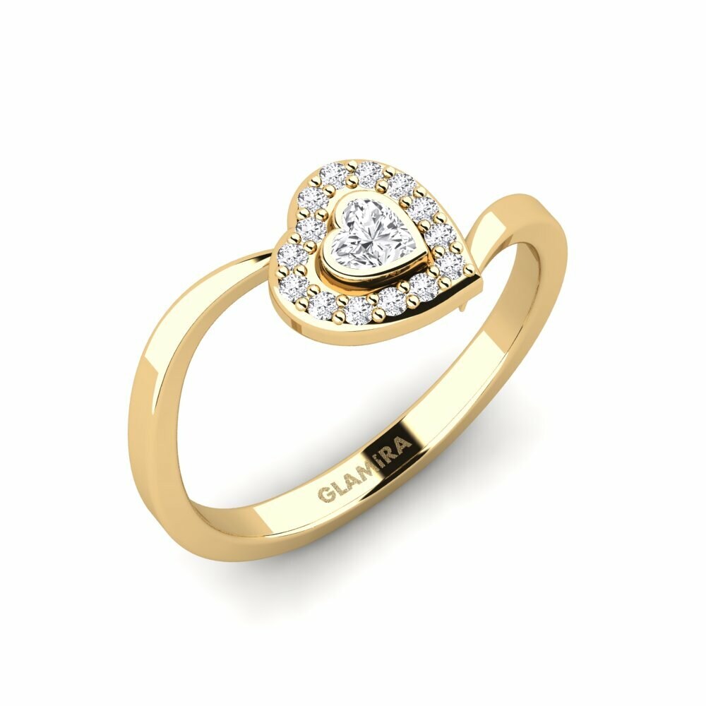 Oro Giallo 750 Anello Radosny