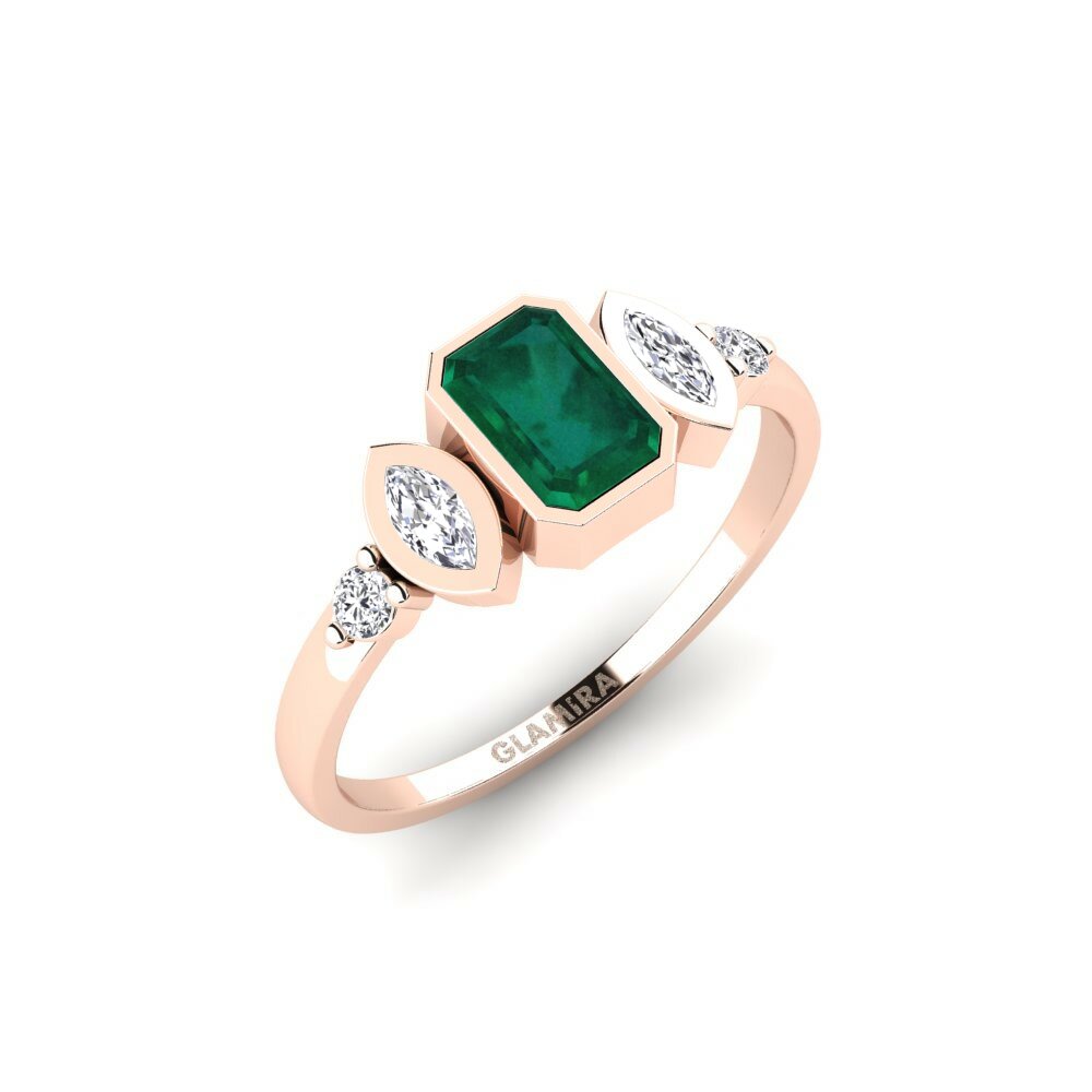 18K Rood Goud Verlovingsring Rational