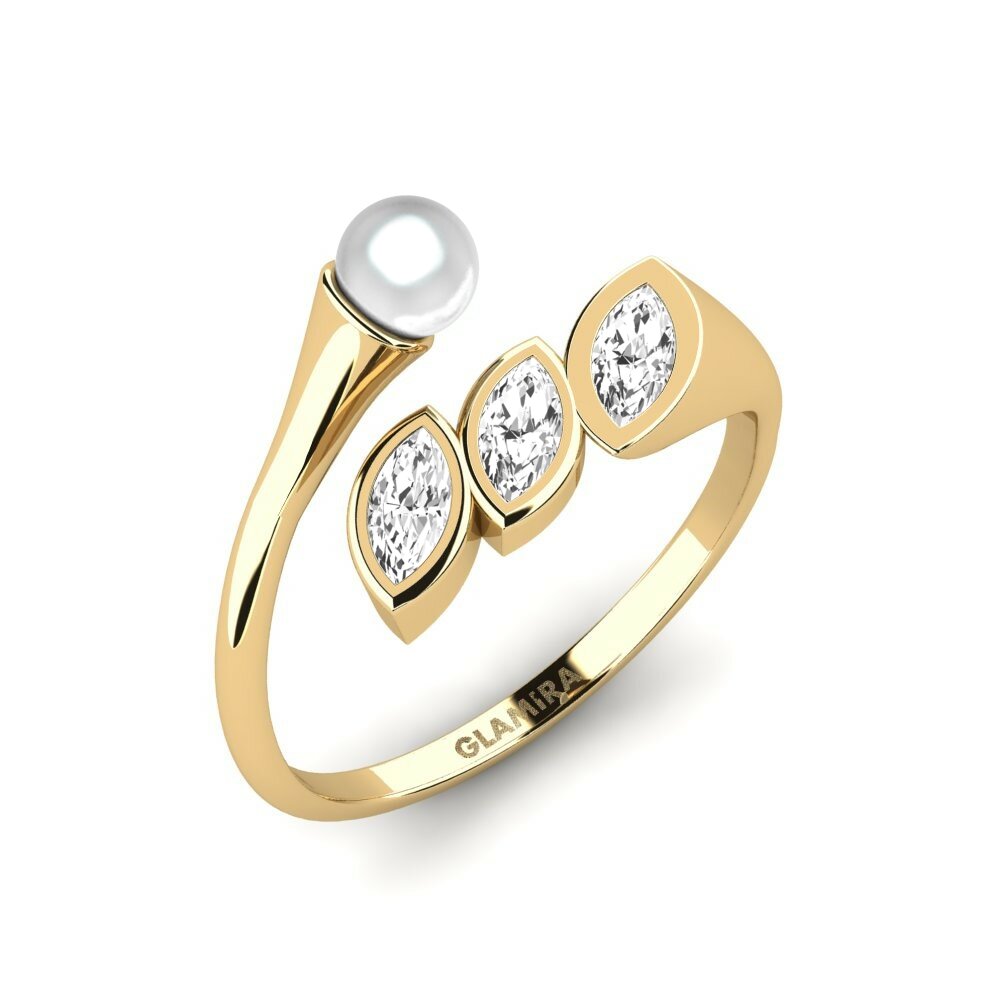 Oro Giallo 750 Anello Rationalism