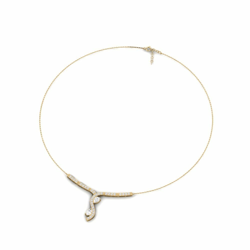 Oro Giallo 750 Collana da donna Refocus
