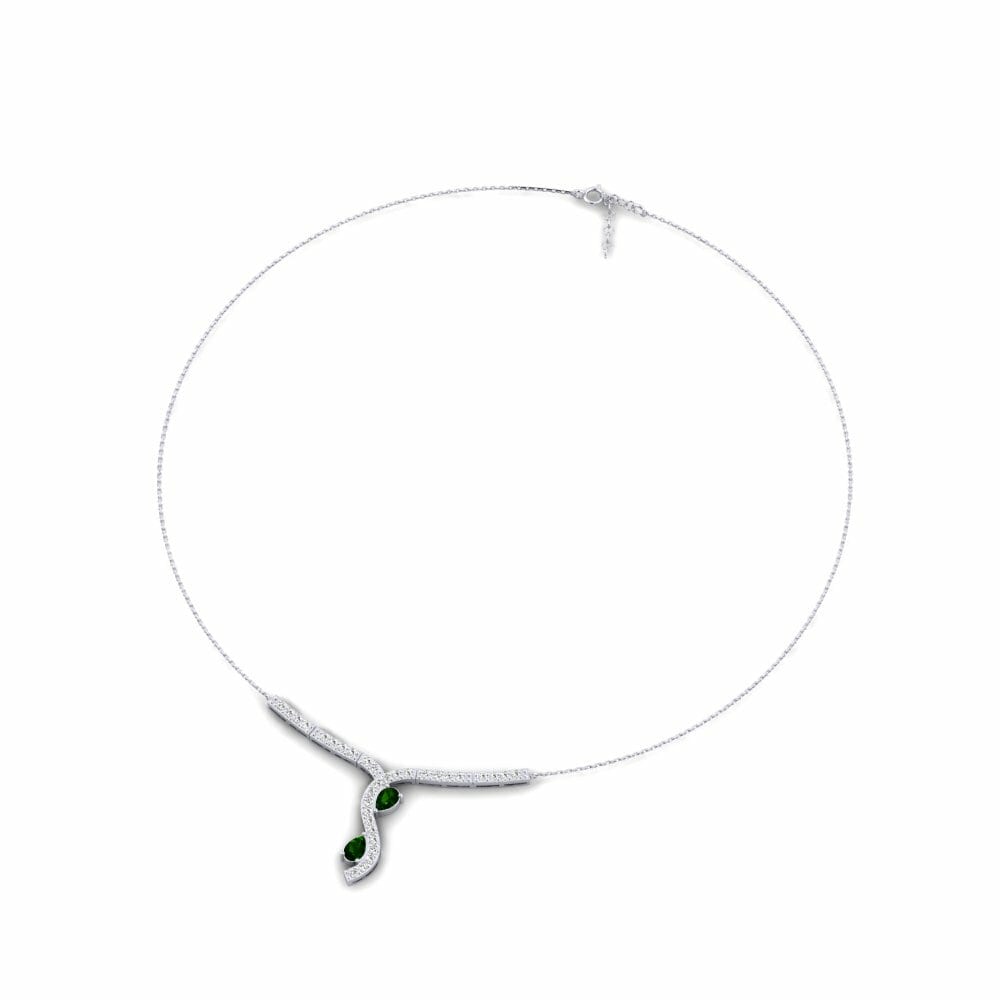 Green Tourmaline Women's Necklace Refocus