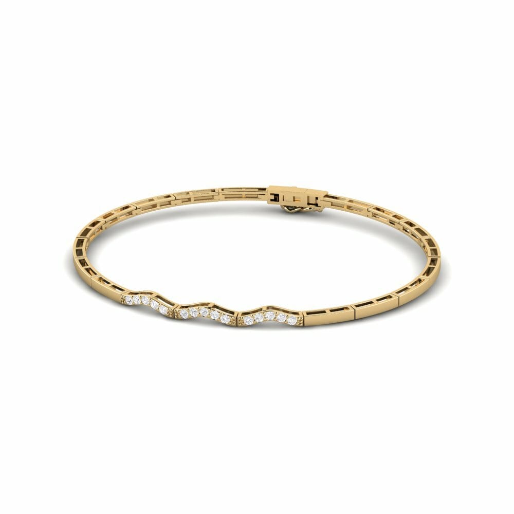 Oro Giallo 585 Bracciale da donna Regulator