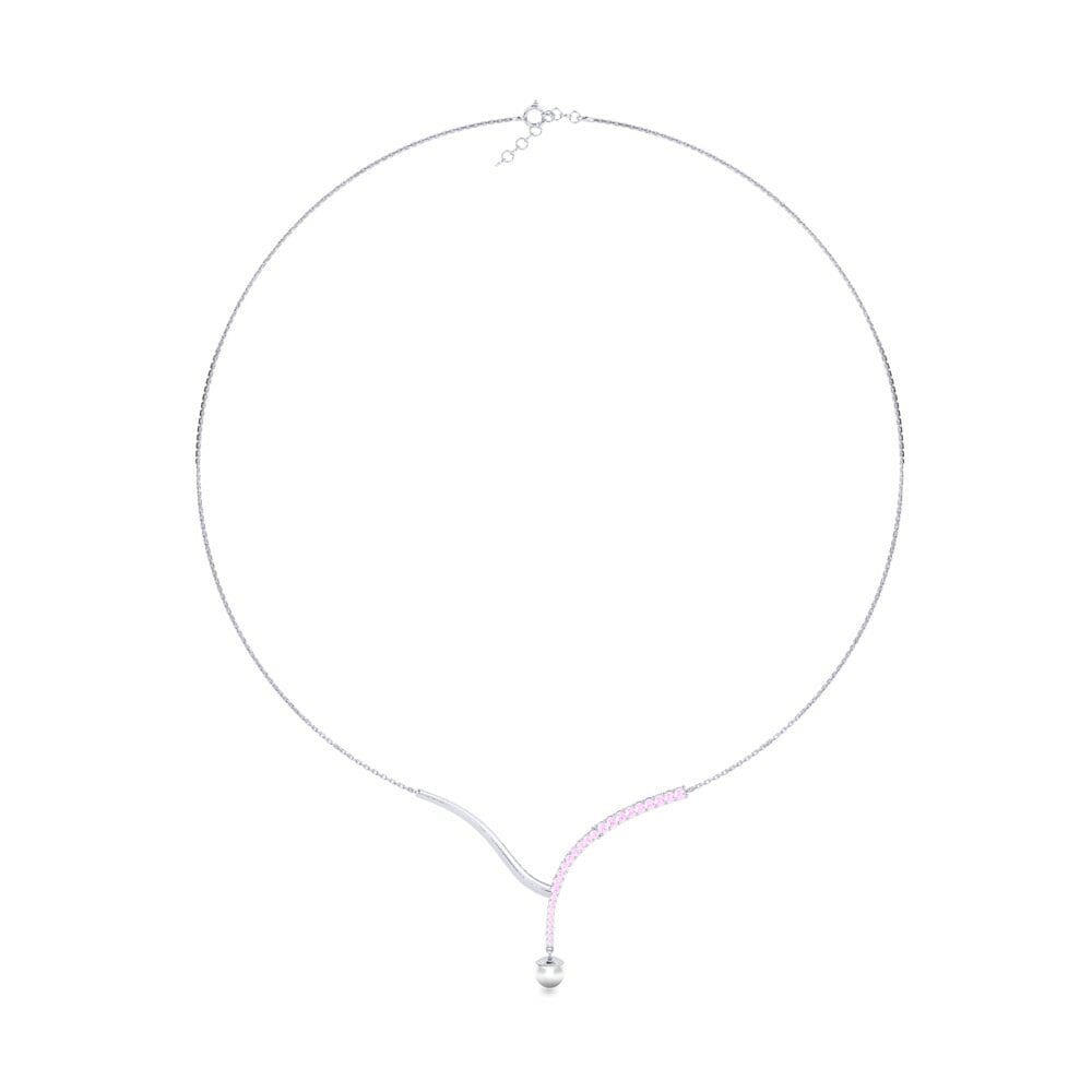 Pink Sapphire Women's Necklace Reside