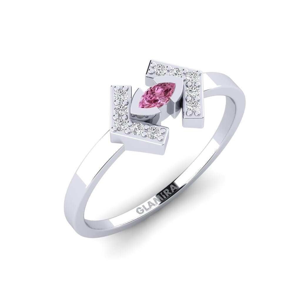 Rhodolite Garnet Engagement Ring Revelation