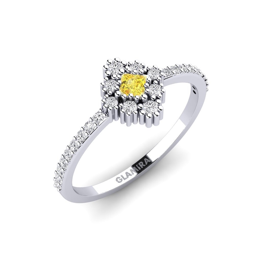 Yellow Sapphire Engagement Ring Saliagos
