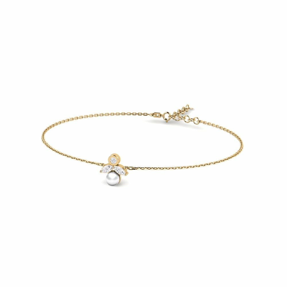 Oro Giallo 585 Bracciale da donna Salteras